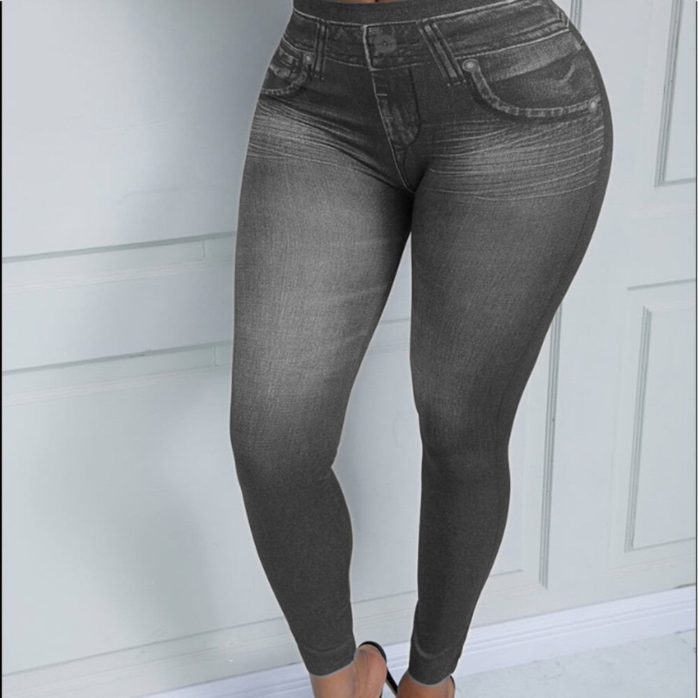 High waisted stretch pants bundle